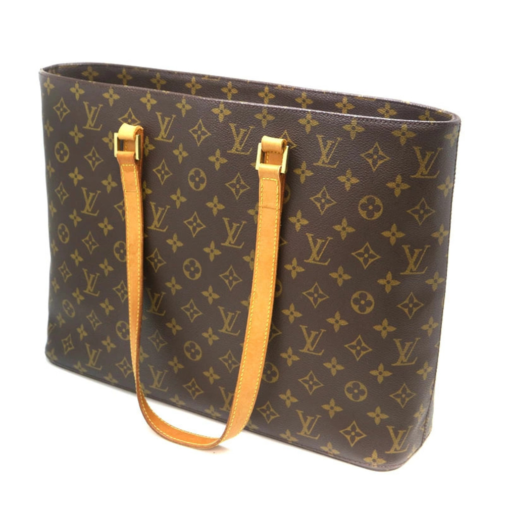 LOUIS VUITTON Luco Shoulder Bag Monogram Canvas Brown